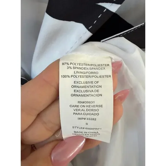 XOXO Zebra Print Blazer Jacket Black White Statement Blazer Size Small - Picture 5 of 7